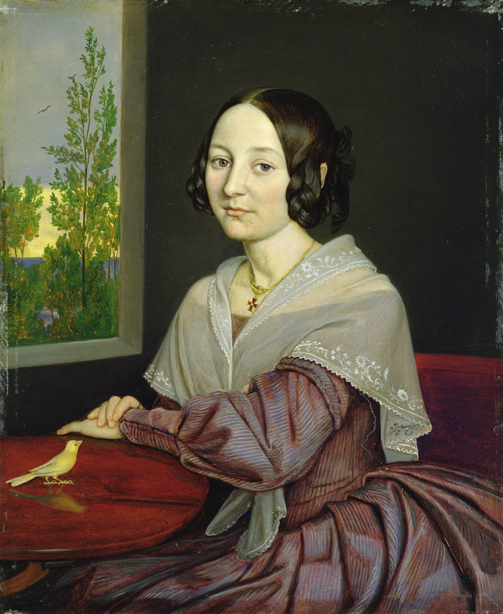 Caroline Luise Mathilde Wasmann（1823-67）、1843（152286を参照） 作： ルドルフ・フリードリヒ・ワスマン