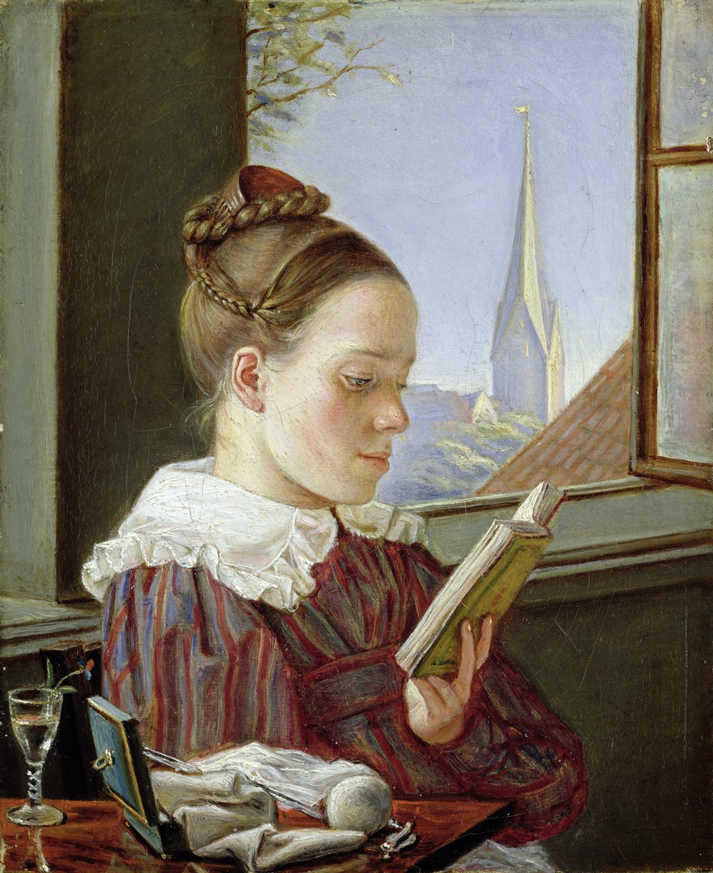 アーティストの姉妹であるミンナワスマン（1811-36）、1822 作： ルドルフ・フリードリヒ・ワスマン