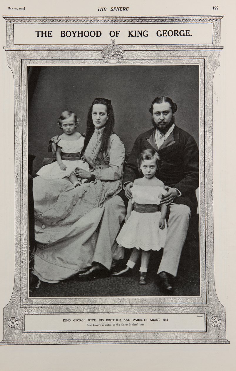 皇太子夫妻と2人の子供（1867年） 作： 