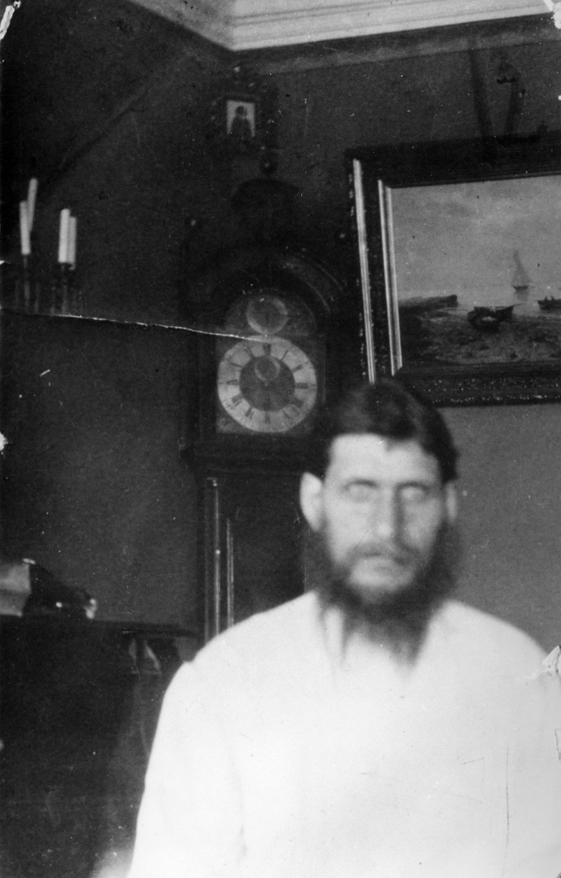 ラスプーチンの肖像 作： ロシアの写真家