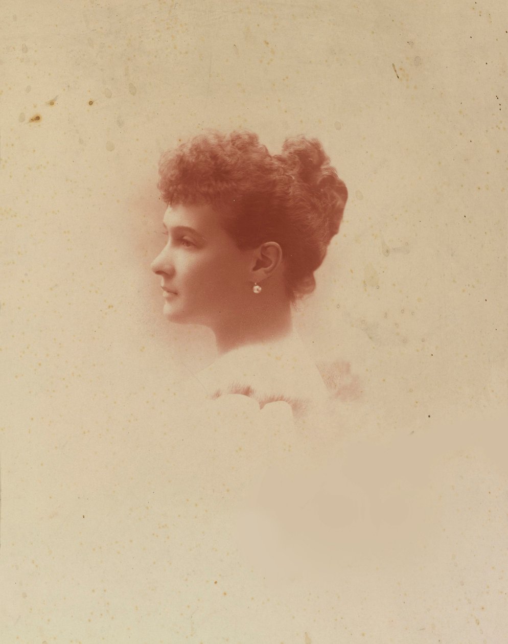 Marie Pavlovna de Russie - ロシアの大公マリア・パブロフナ (1854-1920)、匿名。 シルバーゼラチン写真 作： ロシアの写真家