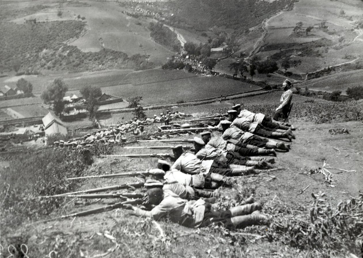 日露戦争中のロシア軍、1904 作： ロシアの写真家