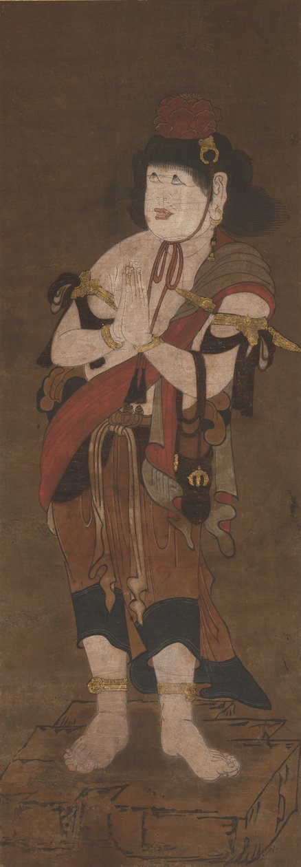 不動明王の従者 14世紀 作： 竜州修匠
