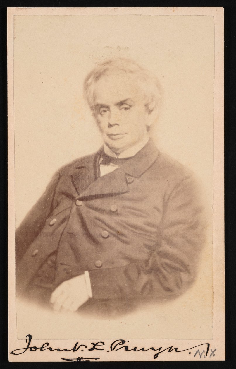 John V. L. John VanSchaick Lansing Pruyn 1811-1877 の肖像、1877 年以前。 作： SJトンプソン