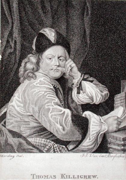 Thomas Killigrew (1612-83), J.J. Van den Bergh (エングレーヴィング)によるエングレーヴィング 作： S.（後）ハーディング