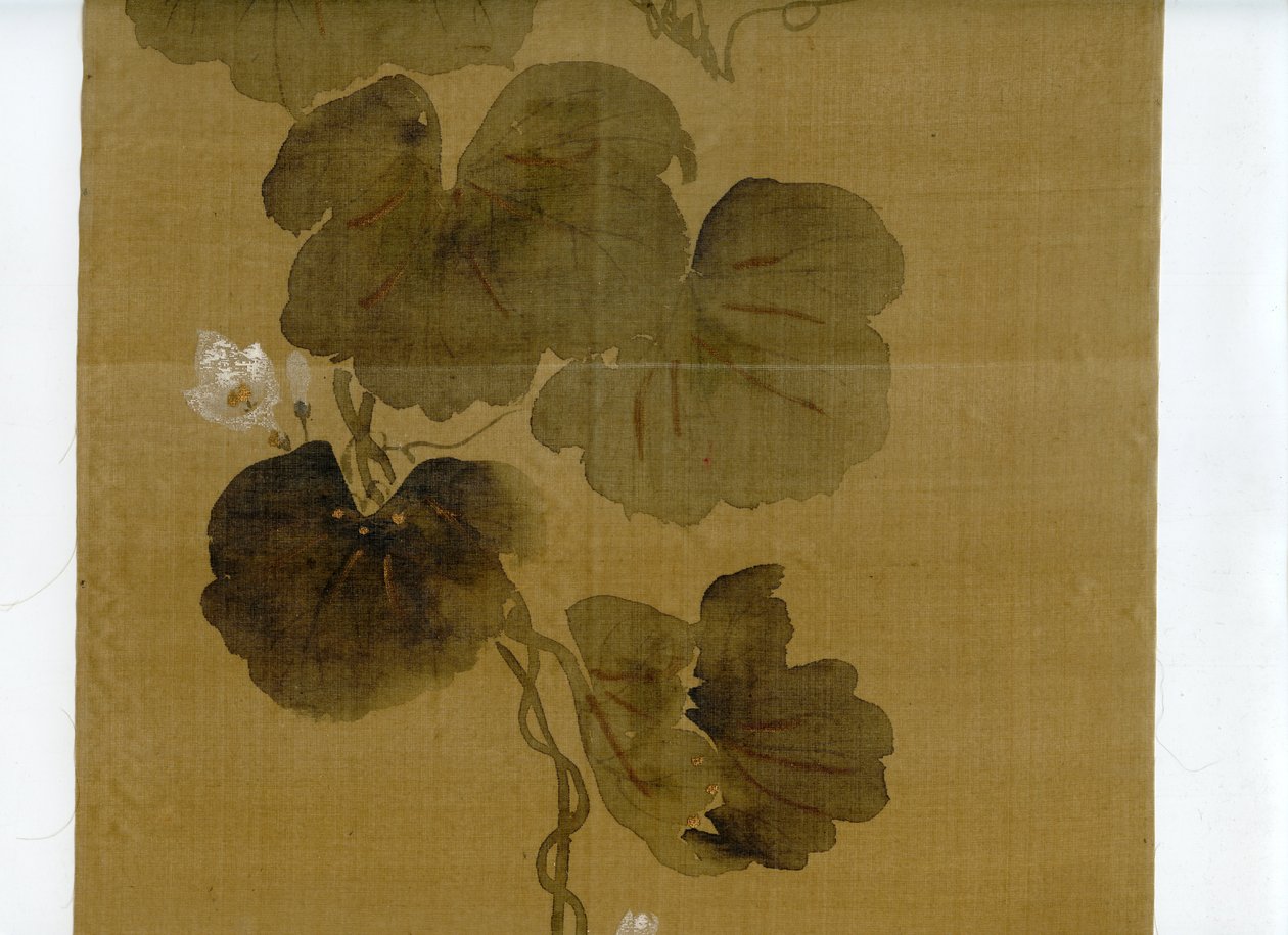 wittig.collection.painting.02.flowering.gourd.vine.rinpa.school.signature。＆。seal.of.sakai.hoitsu.scanset.04.of.07 作： 酒井抱一