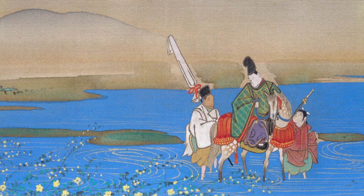 1839年頃の乗馬川の男性の廷臣 作： Saおほ