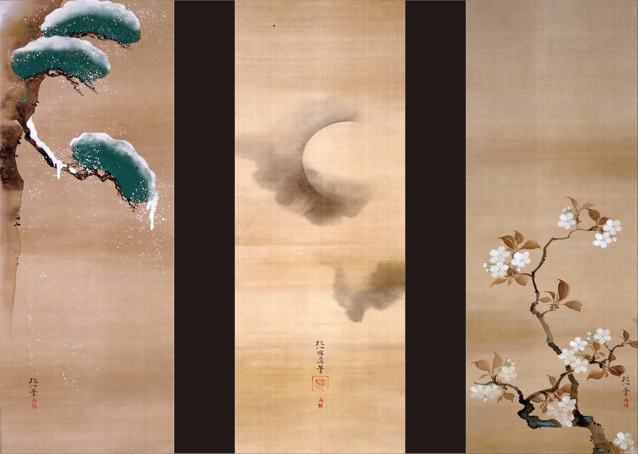 雪、月、花 作： 酒井抱一