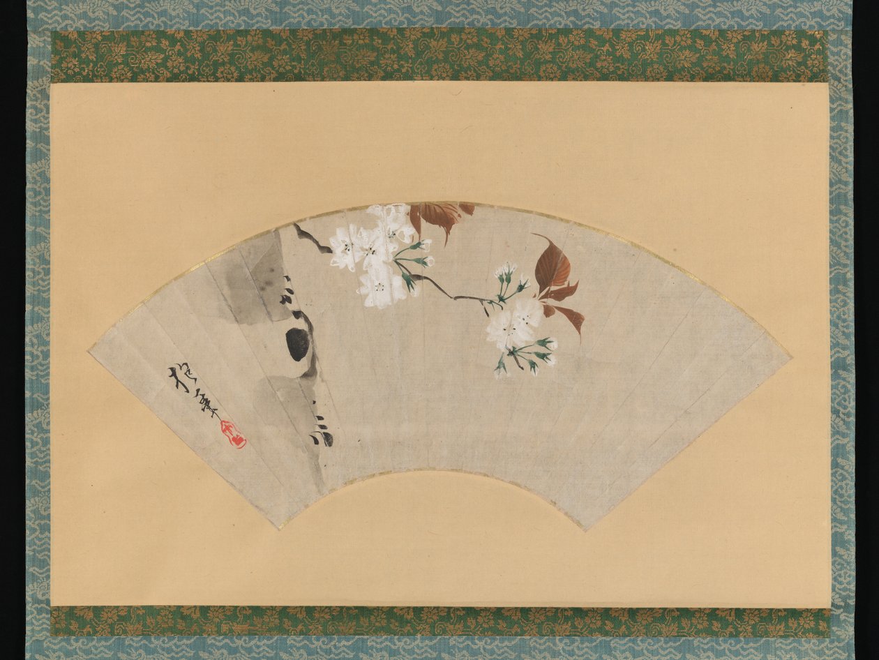 桜の花 作： 酒井抱一