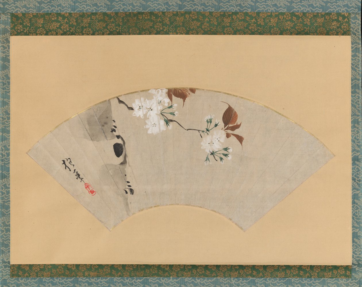 桜、18世紀。 作： 酒井抱一