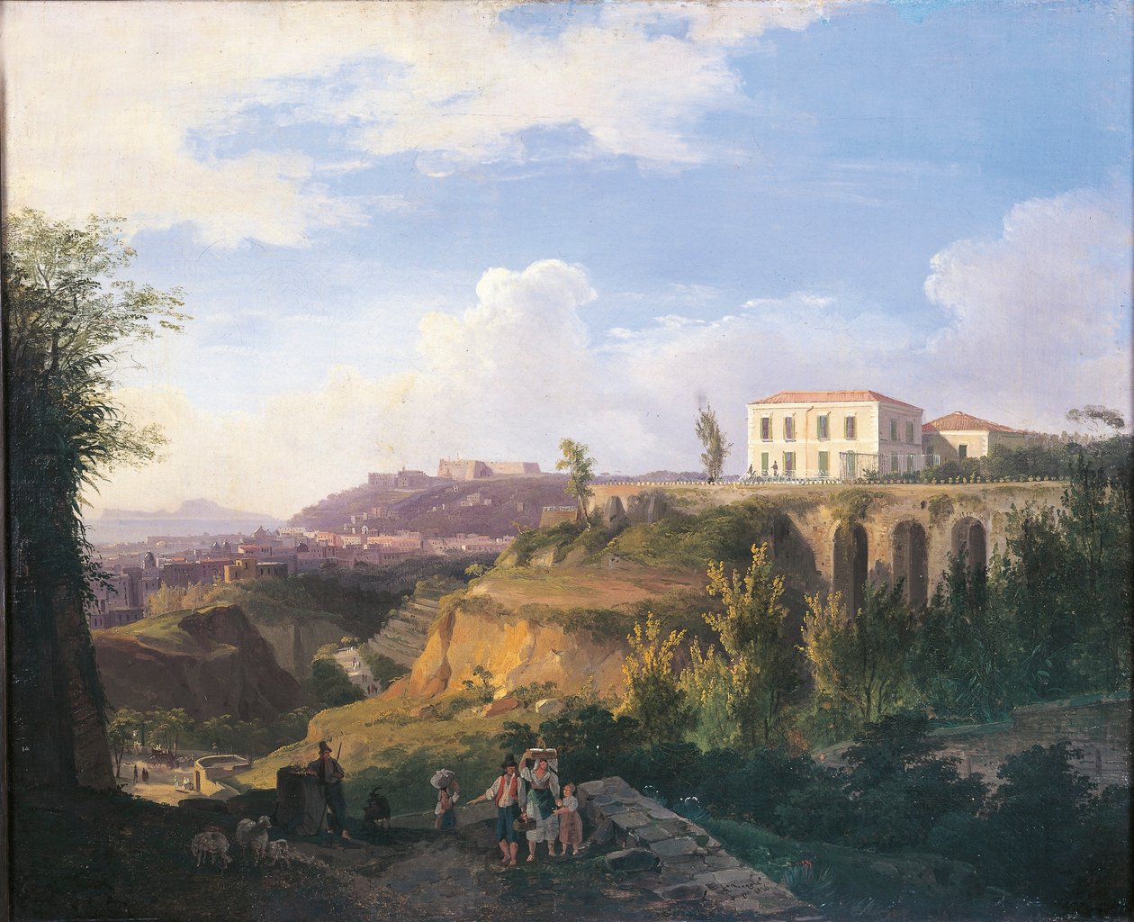 イタリア, ナポリ, 光景, の, 別荘, ruffo, 家屋敷, 中に, capodimonte 作： サルバトーレ・フェルゴラ
