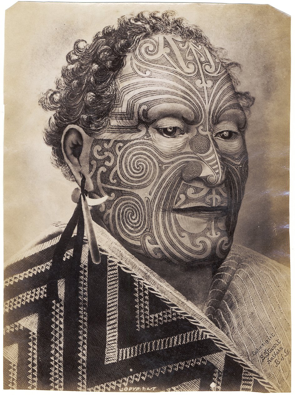 タマティワカネネ、1880年頃（アルブメンプリント） 作： サムスチュアート