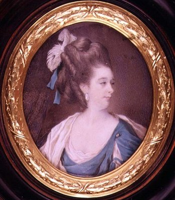 イエーツ夫人、女優、1776、（ミニチュア） 作： サミュエルコード