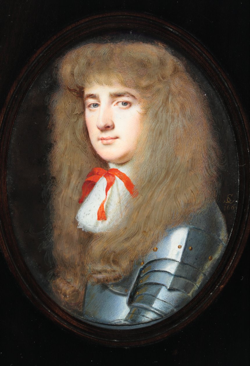 ヘンリー・シドニー、ロムニー伯爵、1669年（ヴェラムのトイレ） 作： サミュエル・クーパー