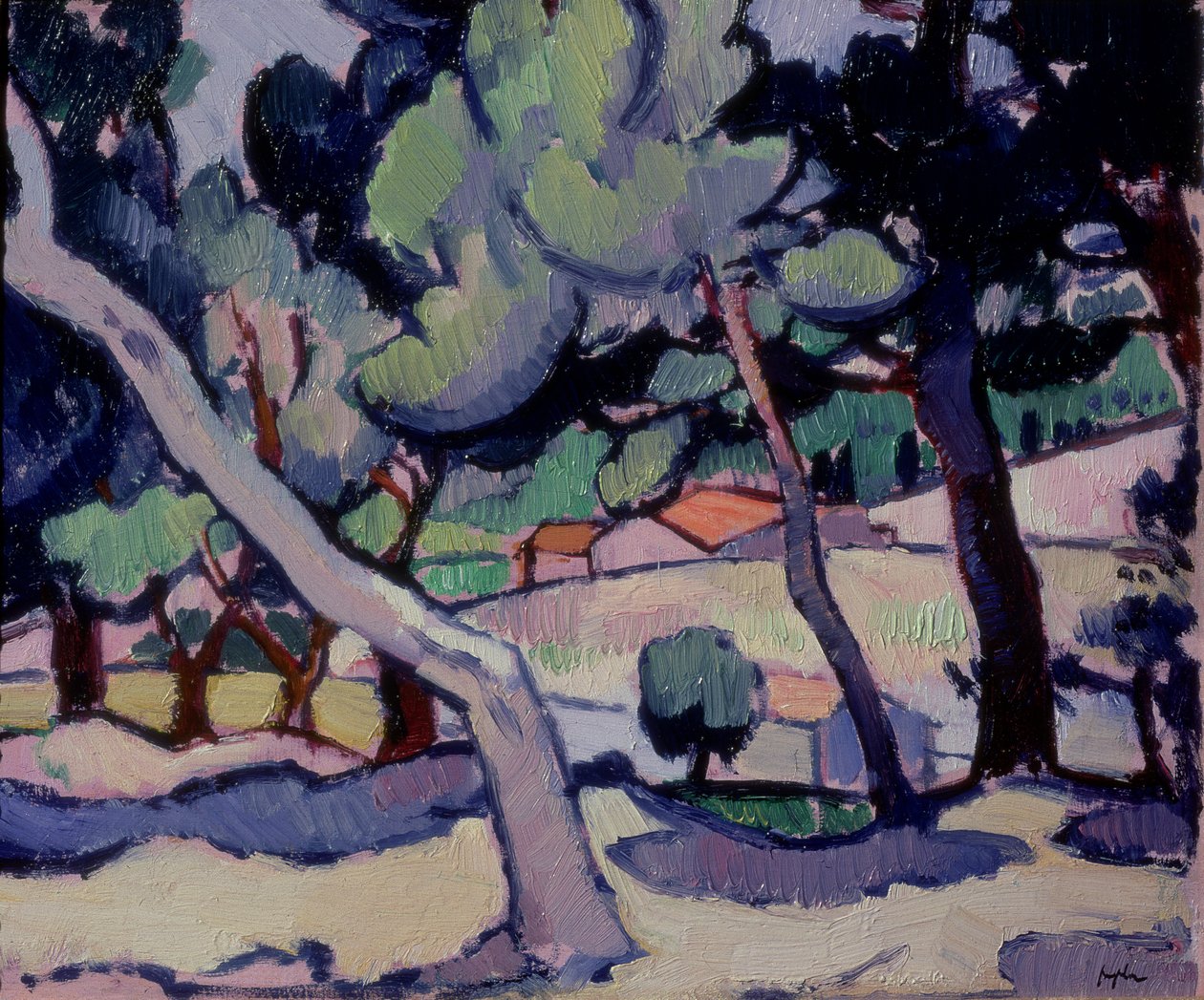 1913年中頃の春のカシス風景 作： サミュエル・ジョン・ペプロー