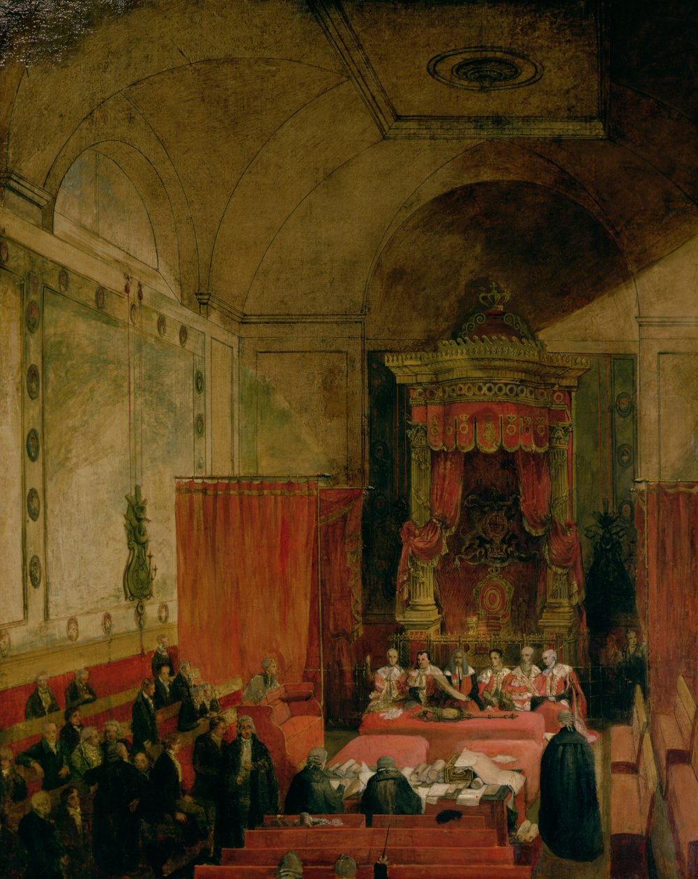 1832年の改革法案の可決 作： サミュエルウィリアムIレイノルズ