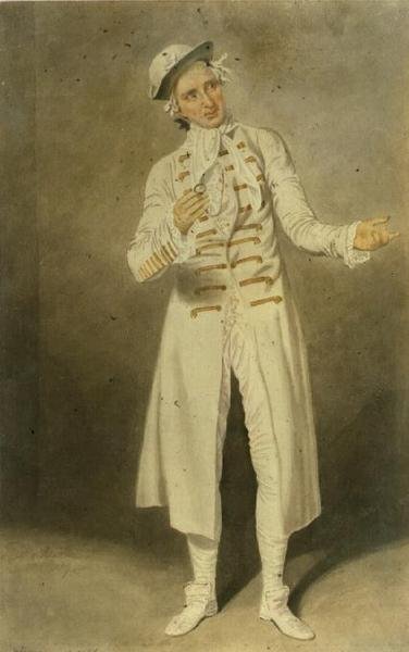 ウィリアムファレン（1786年-1861年）、コベントガーデンシアターでのデビッドギャリックとジョージコールマン長老による秘密の結婚のオグルビー卿（1818年、紙面） 作： サミュエル・デ・ワイルド