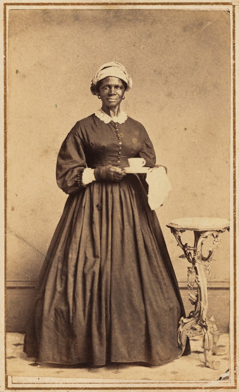 ある女性の肖像,1864-1865（写真） 作： サミュエル・A・トーマス