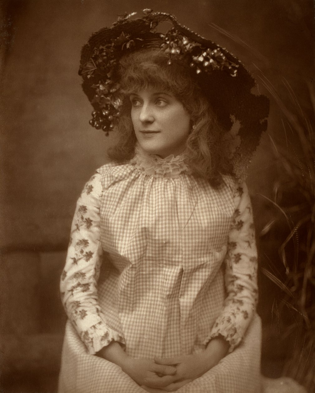 ミニー・パーマー、アメリカの女優、1884年 作： サミュエルAウォーカー