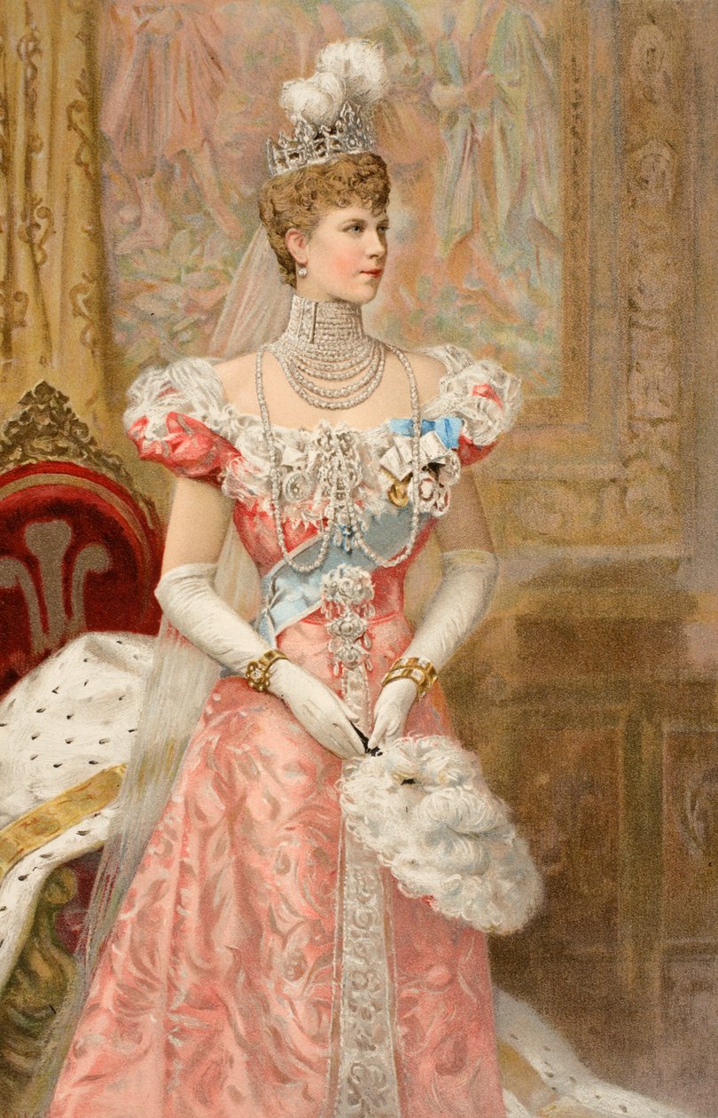 ウェールズ王女殿下、1902年の「The Illustrated London News」より 作： サミュエル・ベッグ