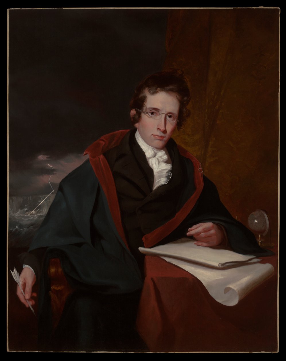 アレクサンダー・メトカーフ・フィッシャー (1794-1822)、学士号 1813年、MA 1816年 作： サミュエル・フィンリー・ブリーズ・モールス