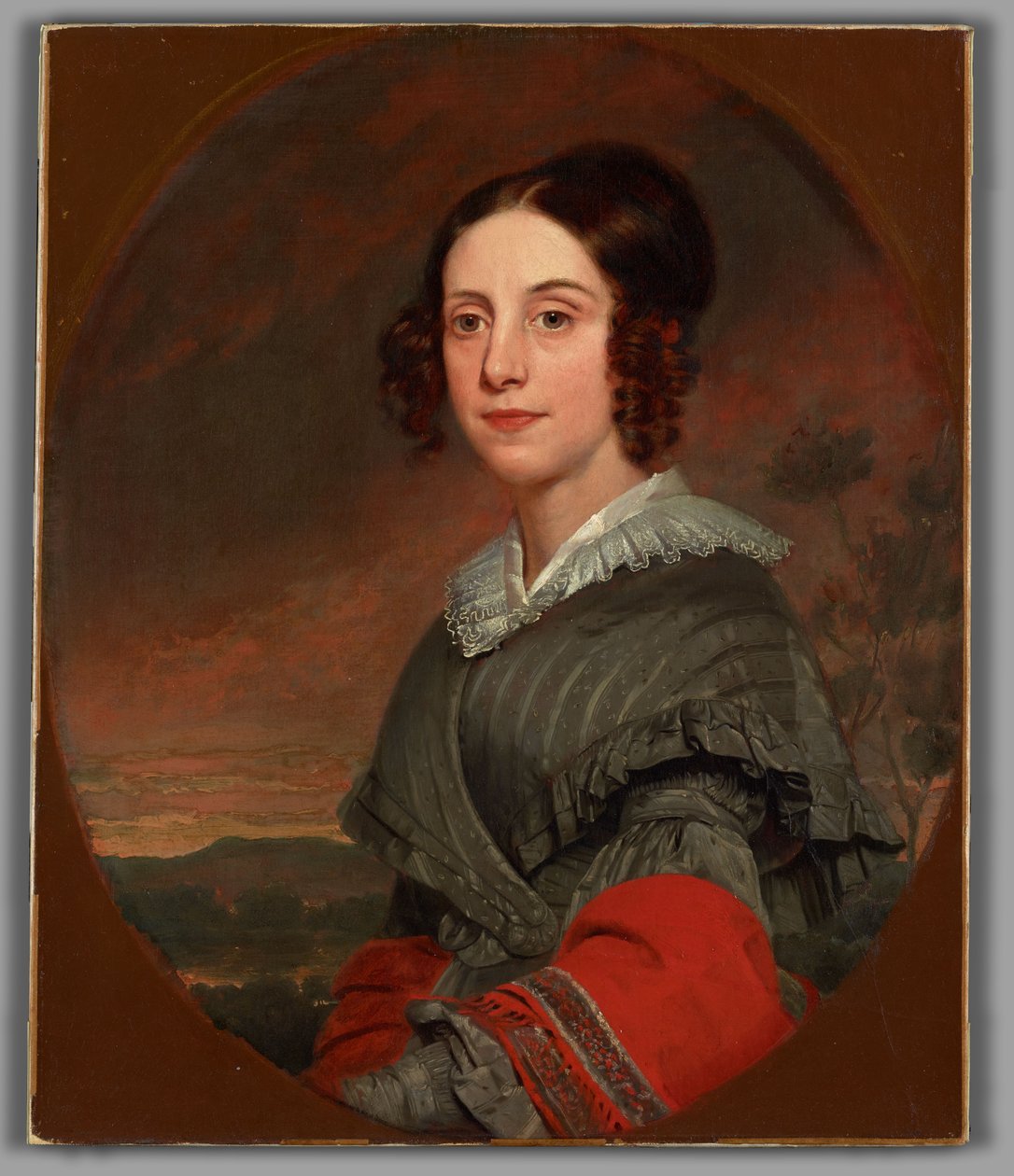 コーネリア・アン・ヒルハウス（旧姓コーネリア・アン・ローレンス、1802-1874年） 作： サミュエル・フィンリー・ブリーズ・モールス
