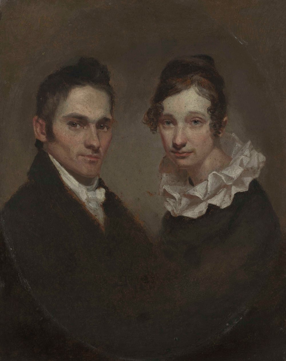 ハイラム・ビンガム牧師（1789-1869）夫妻（シビル・モズリー、1848年没） 作： サミュエル・フィンリー・ブリーズ・モールス