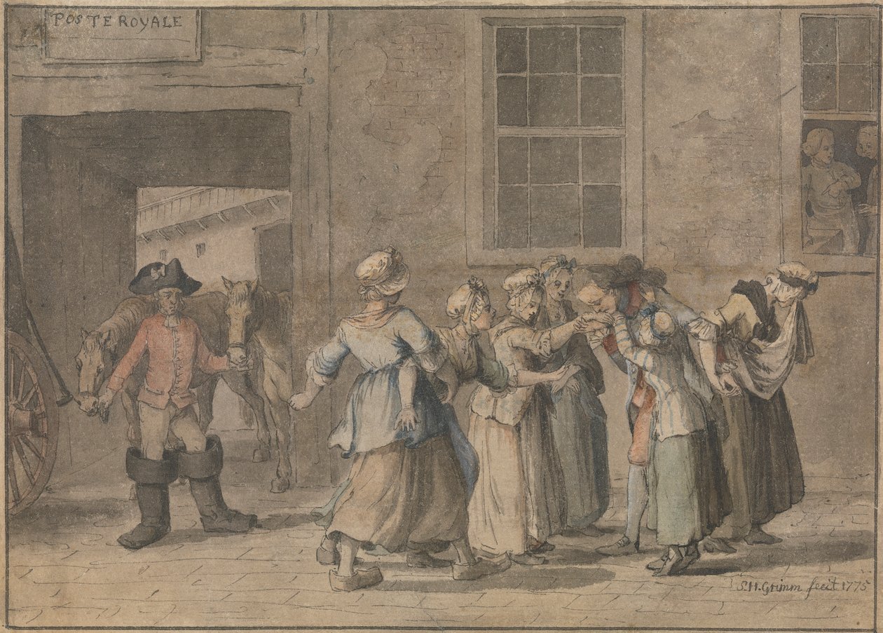 Departure from a French Inn: An Illustration for Sterne