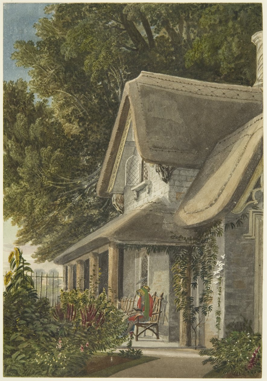 The Lodge, Broomwell House, Brislington, c.1824 （鉛筆・水彩・紙 作： サミュエル・ジャクソン
