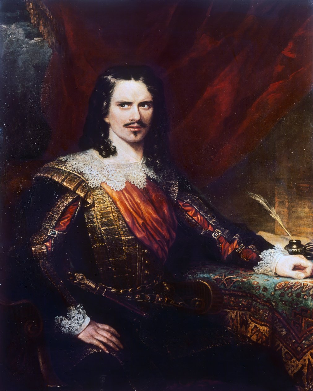 Portrait of Charles John Kean (1811-1868), English director and theatre manager, painting by Samuel John Stump (died in 1863) oil on canvas   1462871   ja       japanese Successfully Translated  Original: Fantastic monsters and creatures, cryptozoology: re 作： サミュエル・ジョン・スタンプ