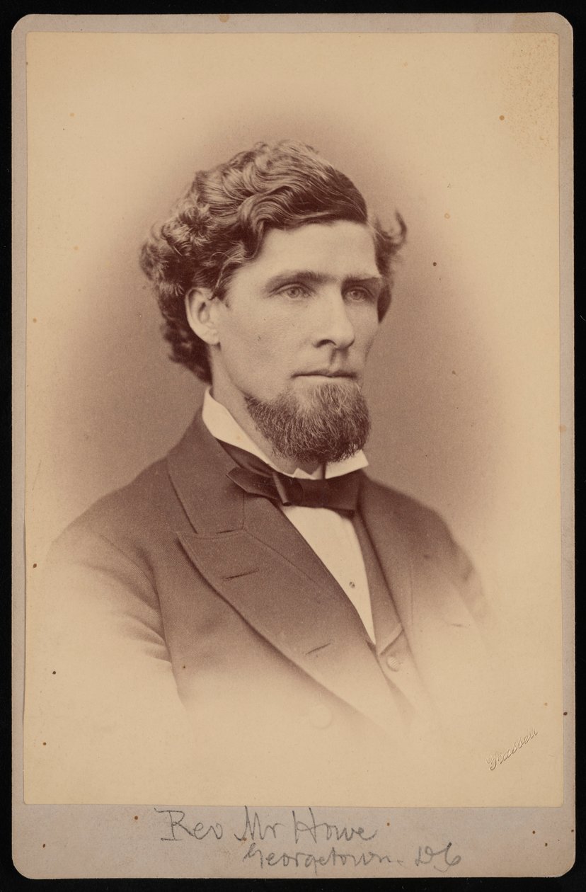 ハウ牧師の肖像、1876 年から 1880 年にかけて。 作： サミュエル・モンタギュー・ファセット