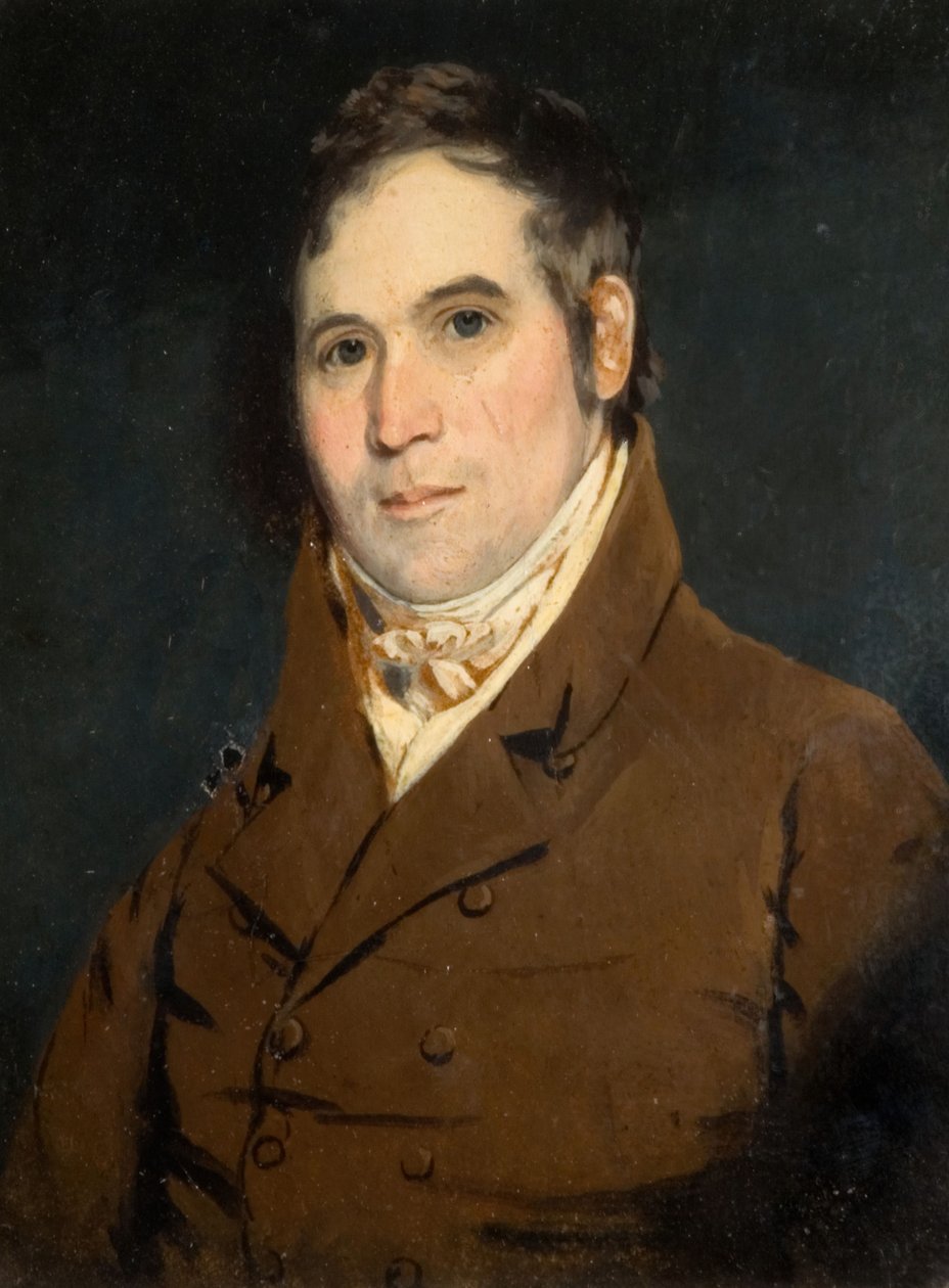 サミュエル・レイヴンによる自画像、1816年。 作： サミュエル・レイヴン