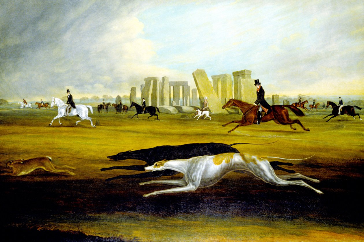 Pinckney Family Coursing at Stonehenge 作： サミュエル・スポード
