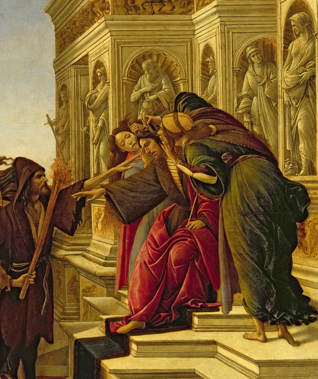 ApellesのCalumny、1497-98（209275の詳細） 作： Sandro Botticelli