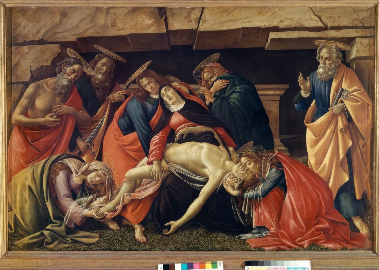 キリストの嘆き 作： Sandro Botticelli
