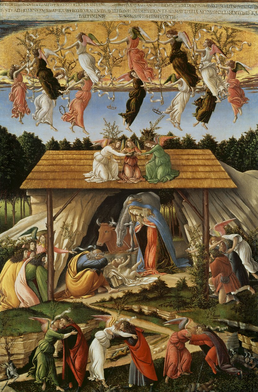 ミスティックキリスト降誕、1500年 作： Sandro Botticelli