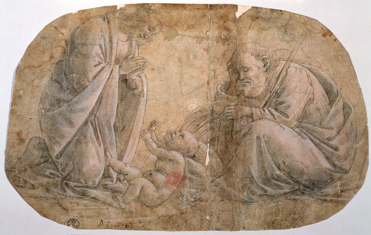子供のあこがれのための研究（描画） 作： Sandro Botticelli