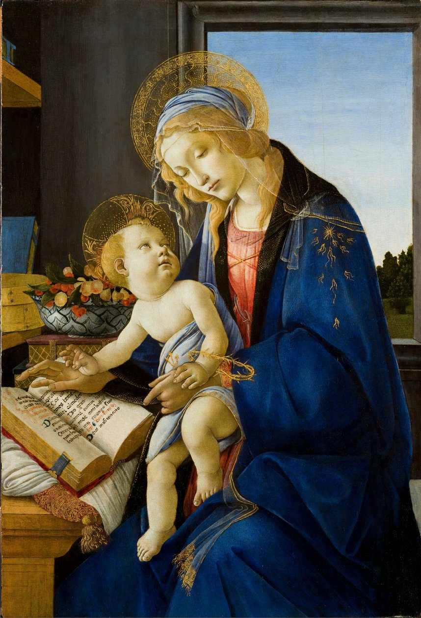 聖母子 作： Sandro Botticelli