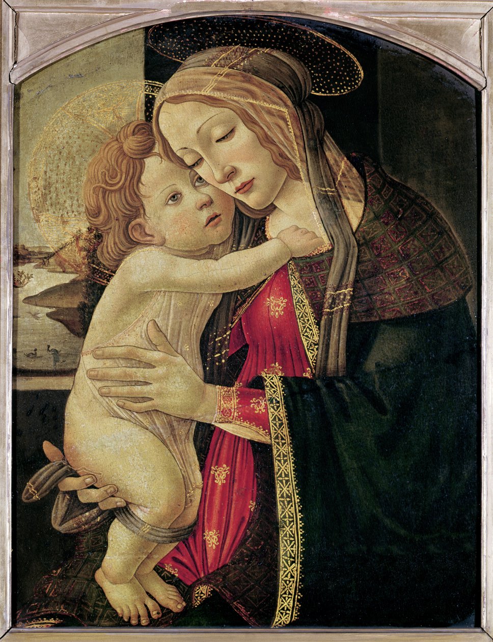 聖母子、1500年頃 作： Sandro Botticelli
