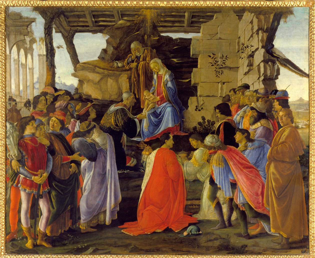 マギへの賛辞 作： Sandro Botticelli