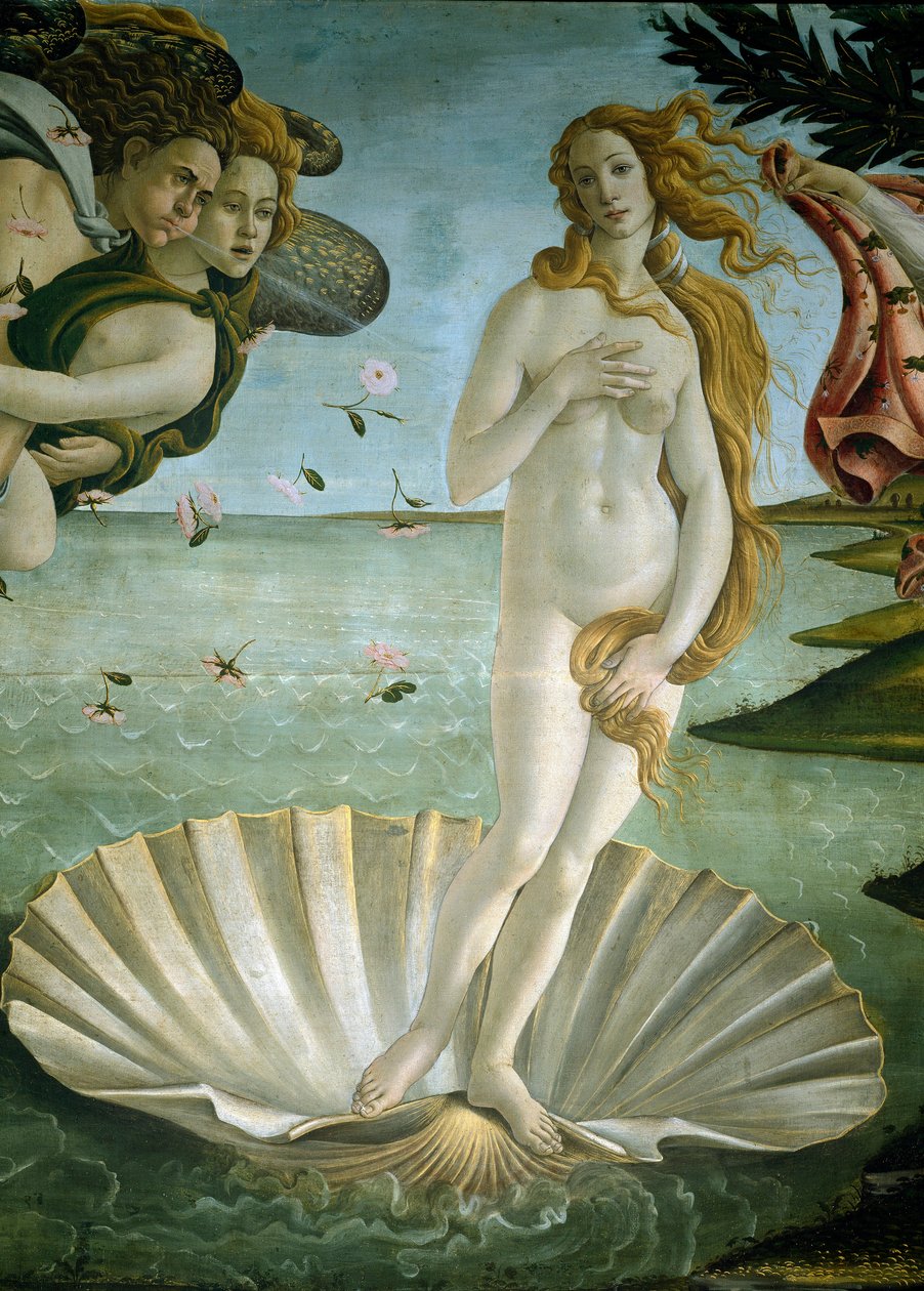 金星の誕生（詳細 作： Sandro Botticelli