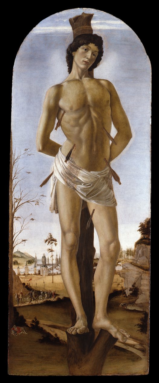 聖セバスティアン 作： Sandro Botticelli