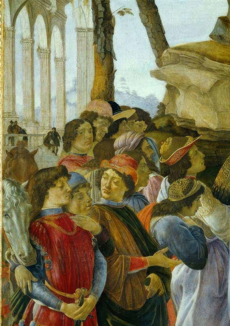 王の崇拝 作： Sandro Botticelli
