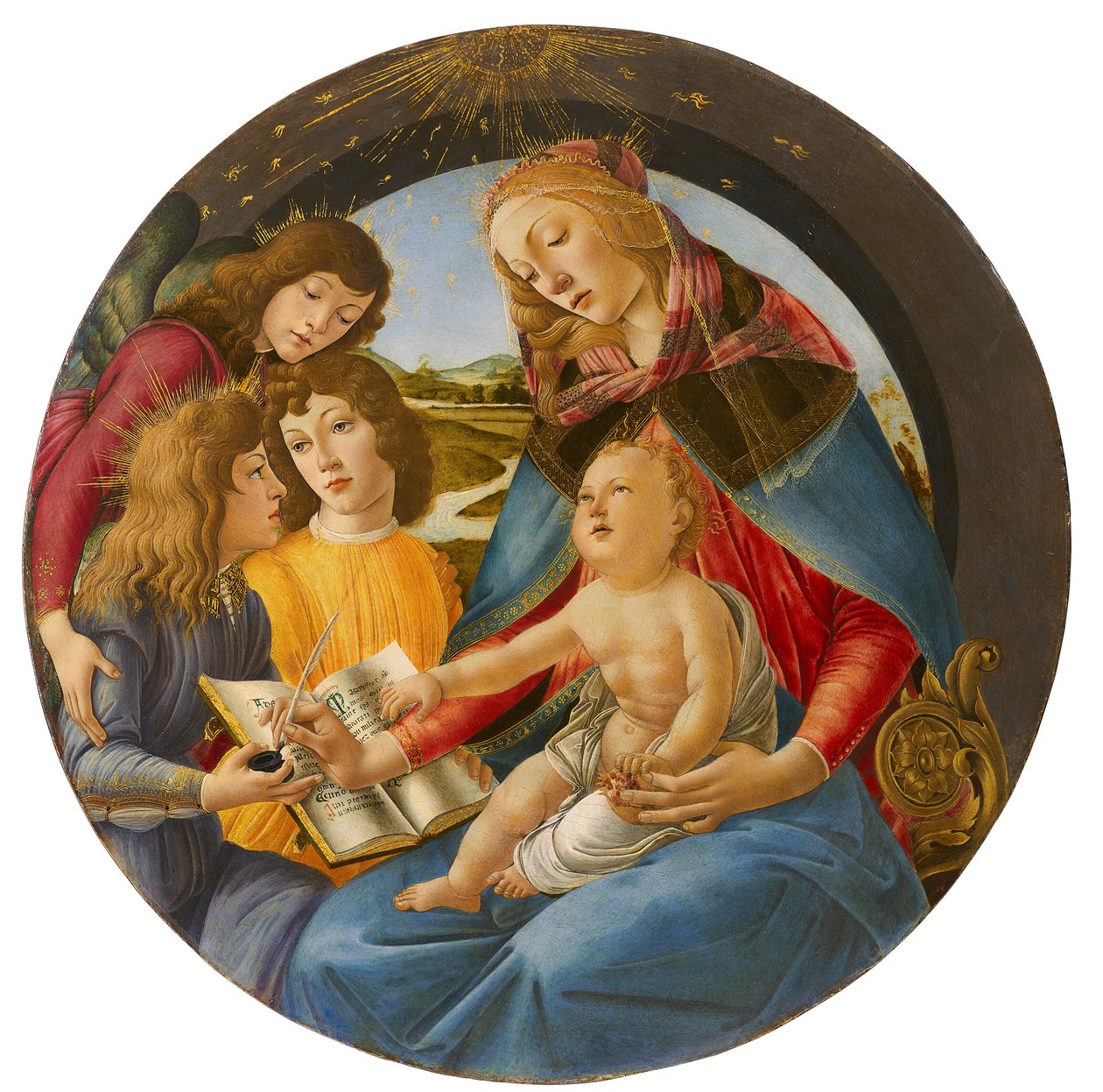 イタリア語: マニフィカトの聖母 マニフィカトの聖母 作： Sandro Botticelli