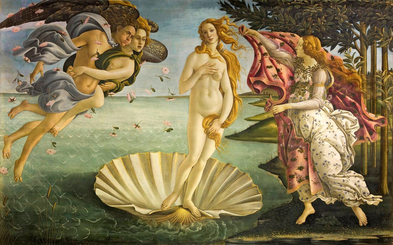 イタリア語：ヴィーナスの誕生 ヴィーナスの誕生 作： Sandro Botticelli