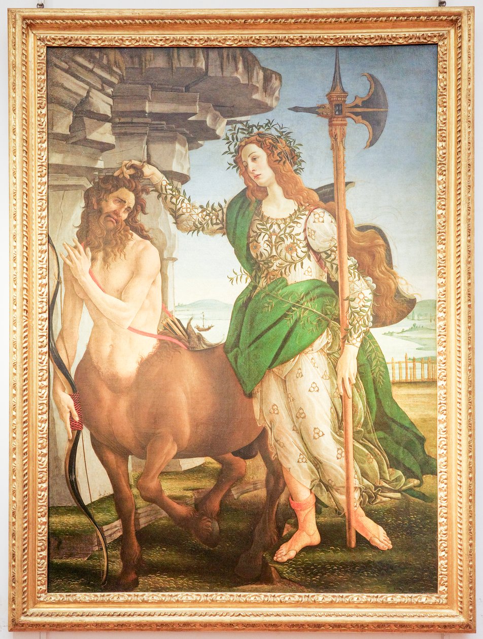 イタリア語：パラスとケンタウルス パラスとケンタウルス 作： Sandro Botticelli