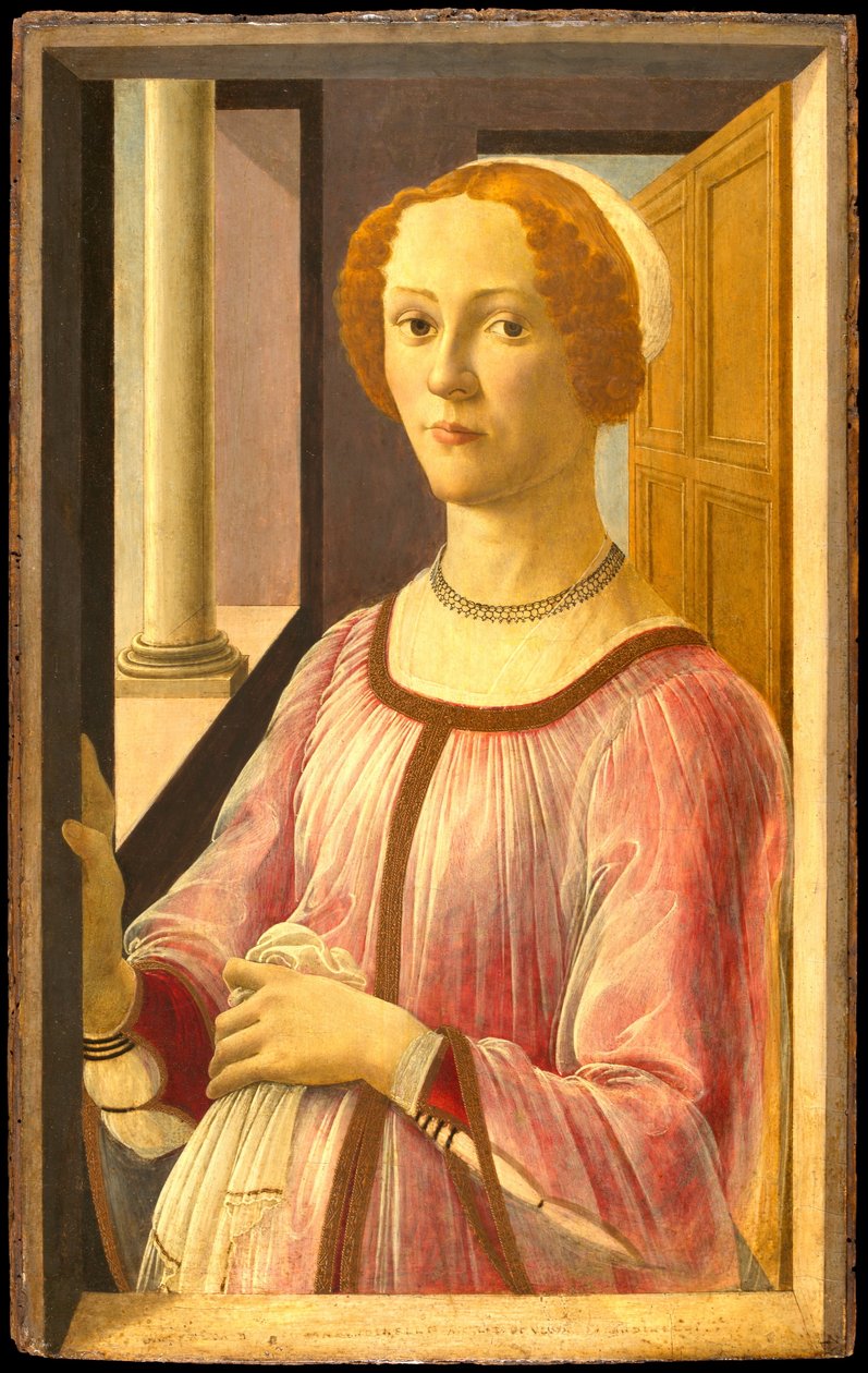 スメラルダ・バンディネリの肖像 作： Sandro Botticelli