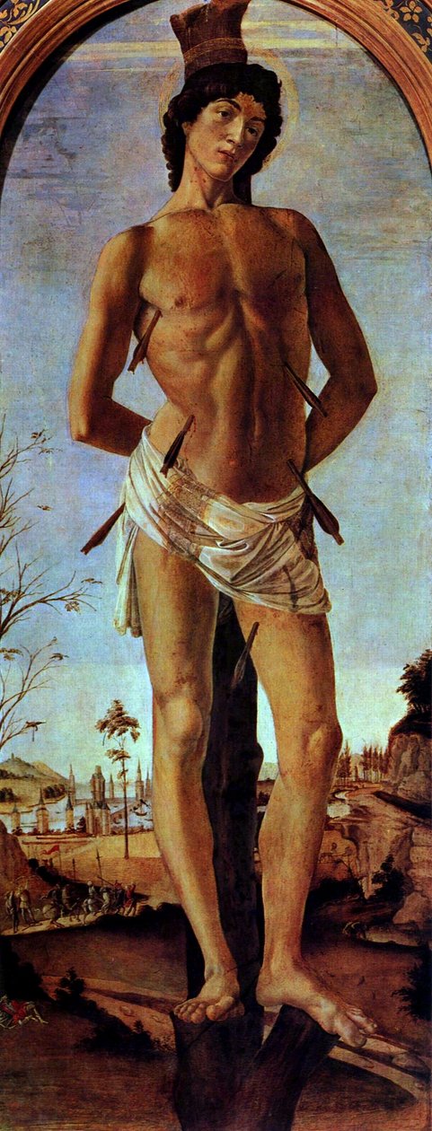 聖セバスチャン 作： Sandro Botticelli