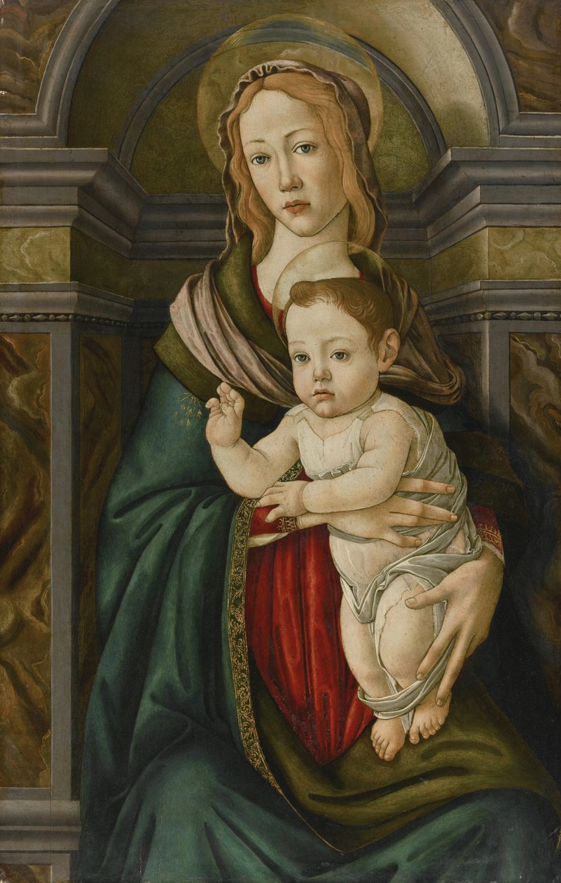 聖母子 作： Sandro Botticelli