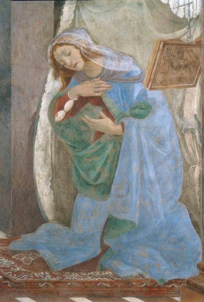 S.Martinoによる受胎告知 作： Sandro Botticelli